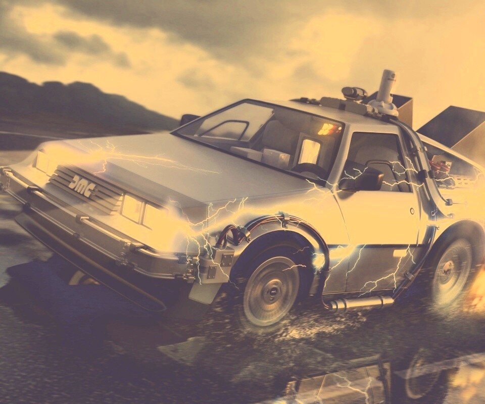 Машина времени обои