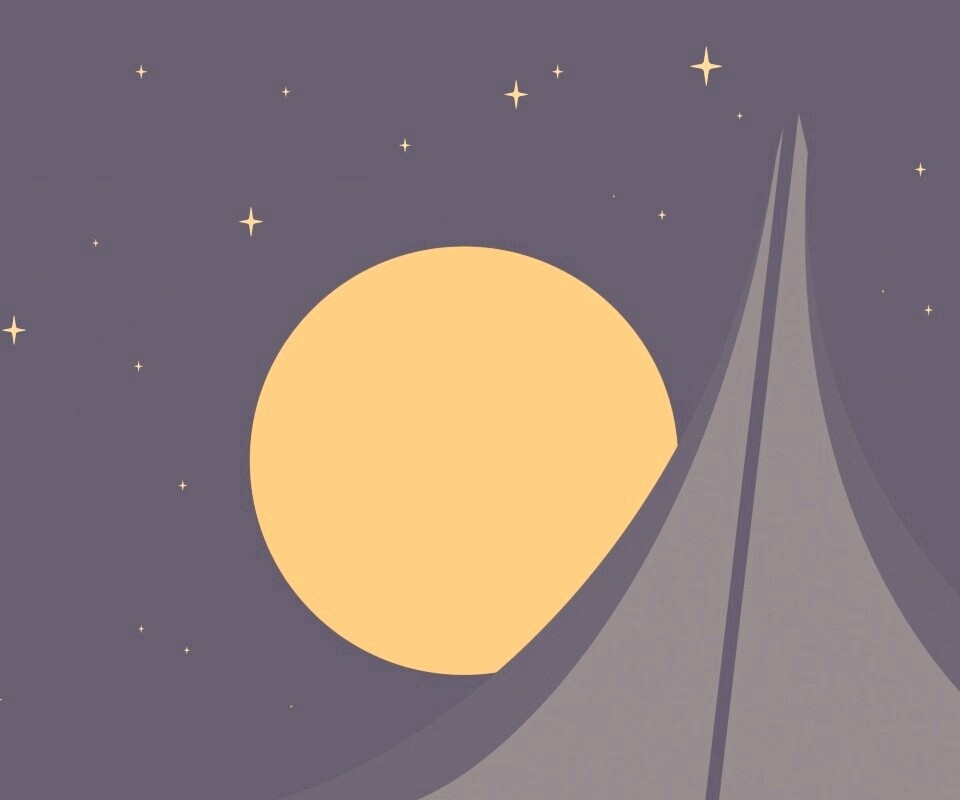 Полная луна обои