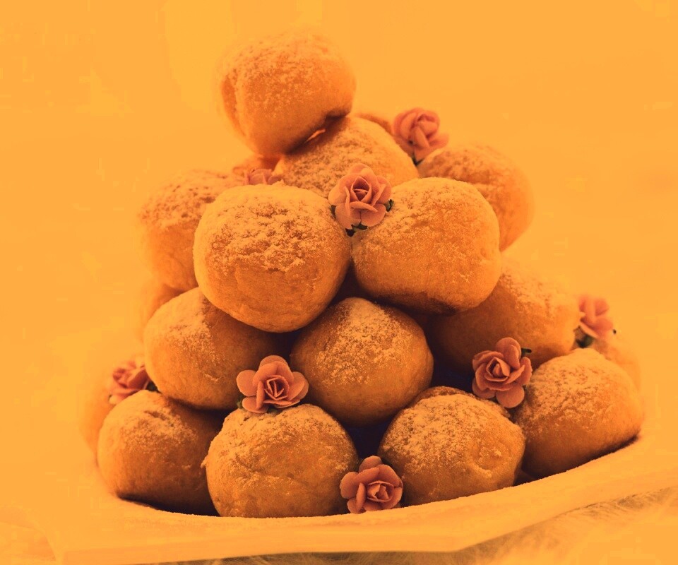 Круглые пироженки обои