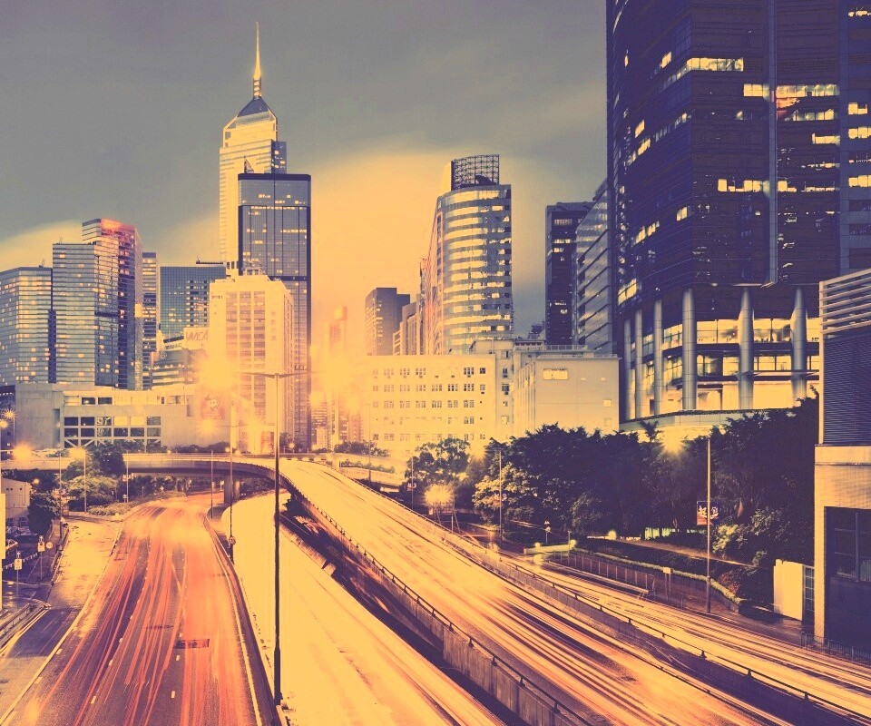 Огни Гонконга обои