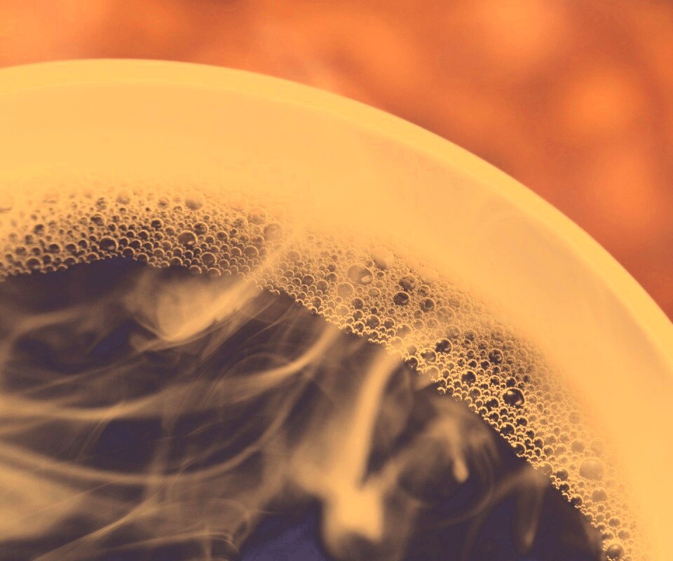 Горячий кофе обои