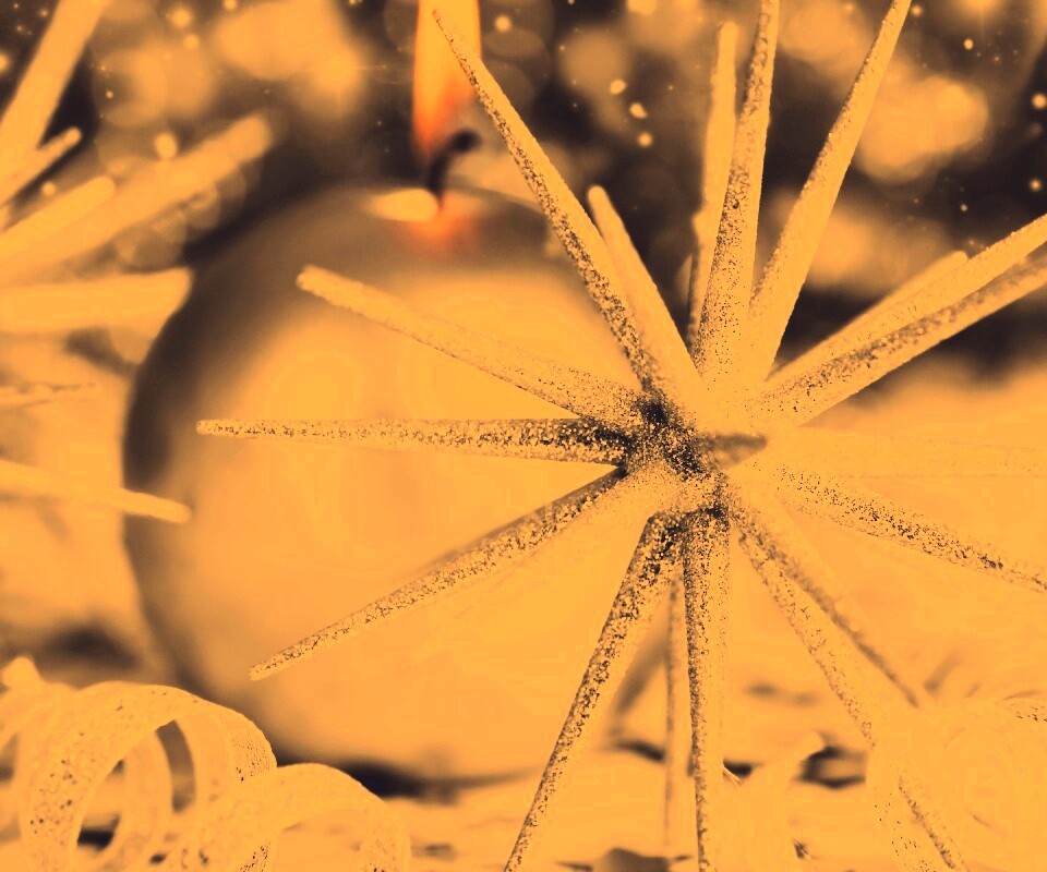 Новогодние игрушки и украшения обои