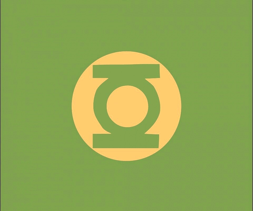 Знак Зеленого фонаря обои