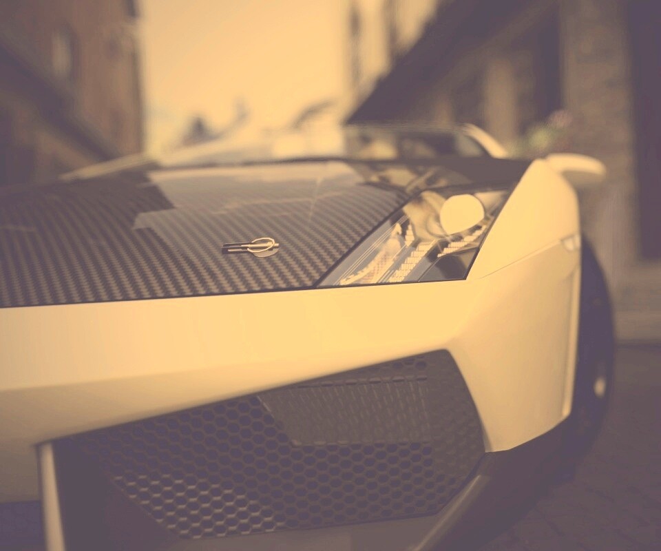 Lamborghini с карбоновым багажником обои