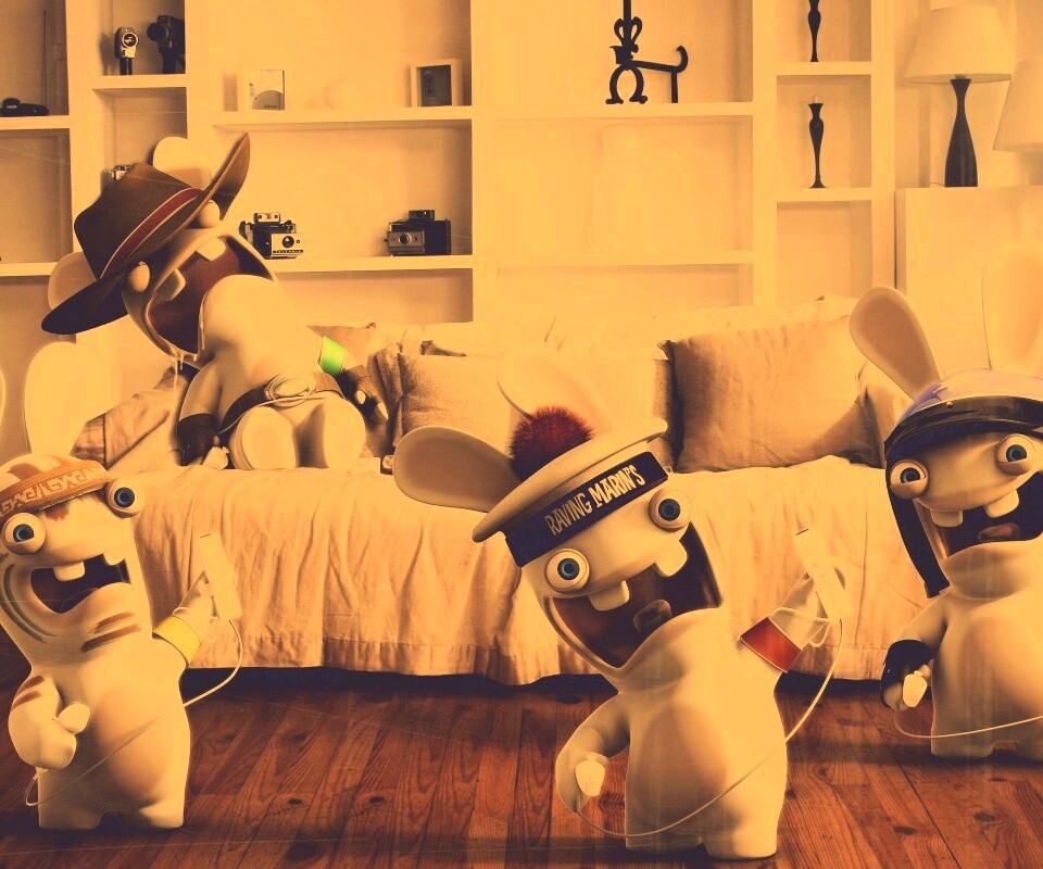 Raving Rabbids wii обои