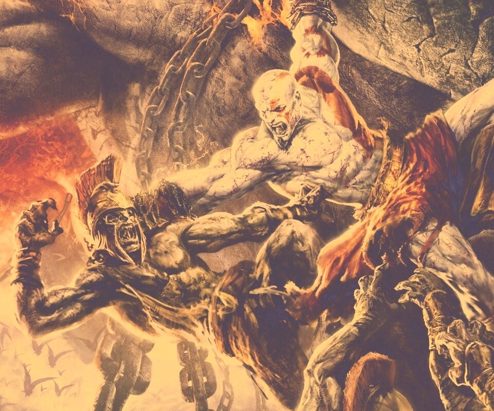 Бог войны обои