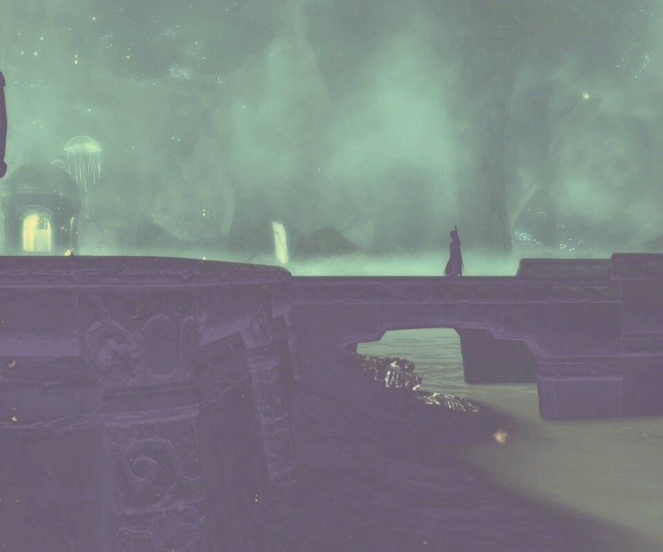 Светящийся путь обои