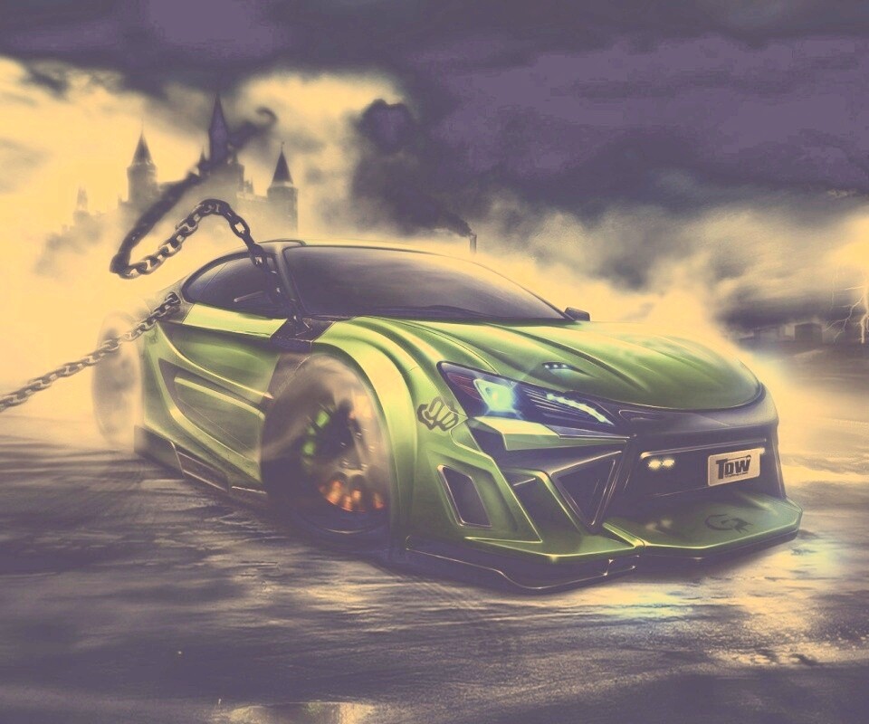 Дикое авто обои