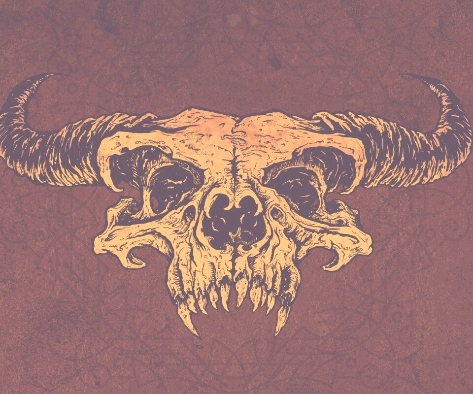 Череп дьявола обои