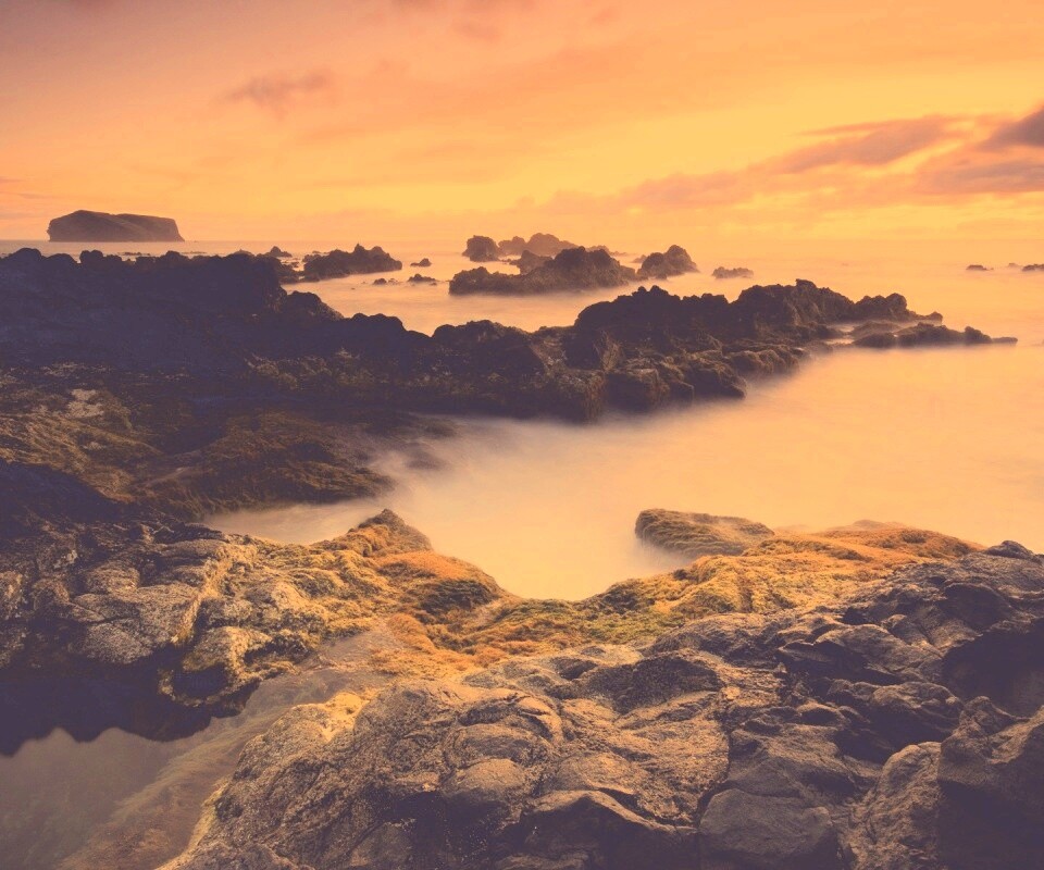 Острова в тумане обои