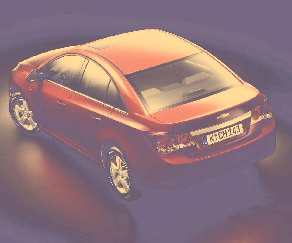 Шевроле Cruze красного цвета обои