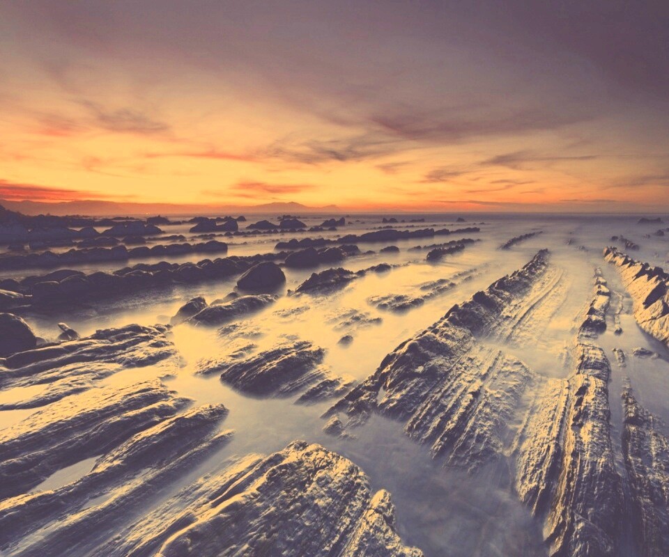 Рифы в тумане обои