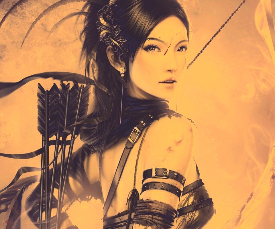 Лучница обои