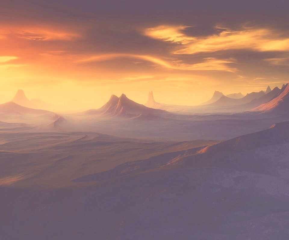 Инопланетный ландшафт обои