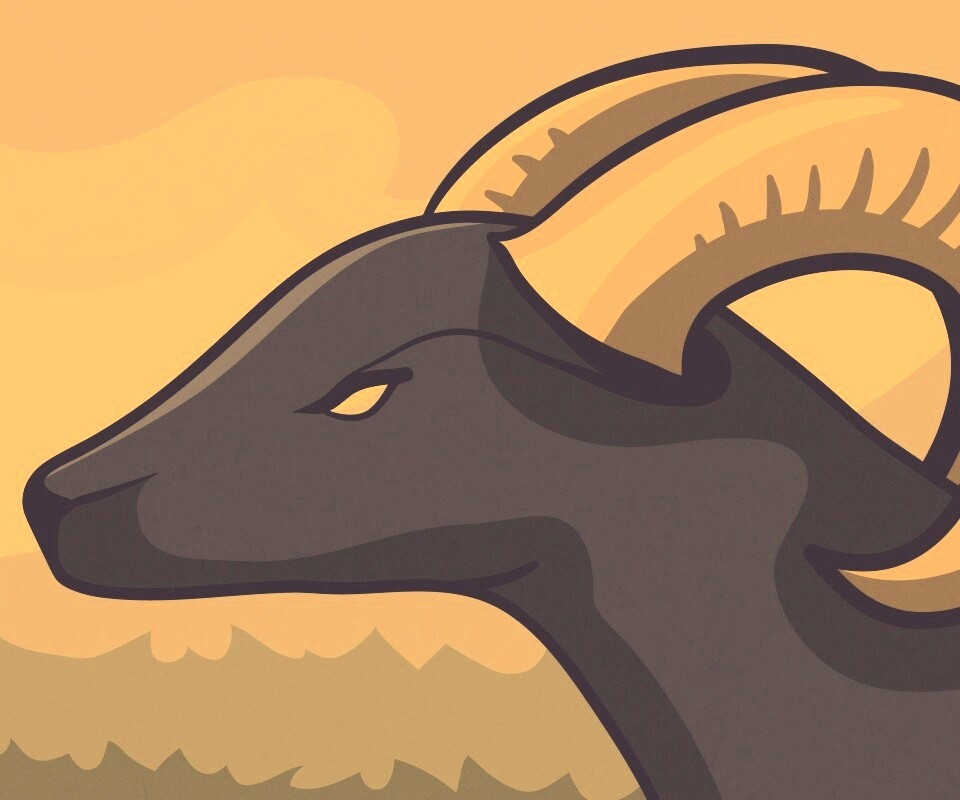 Векторный баран обои