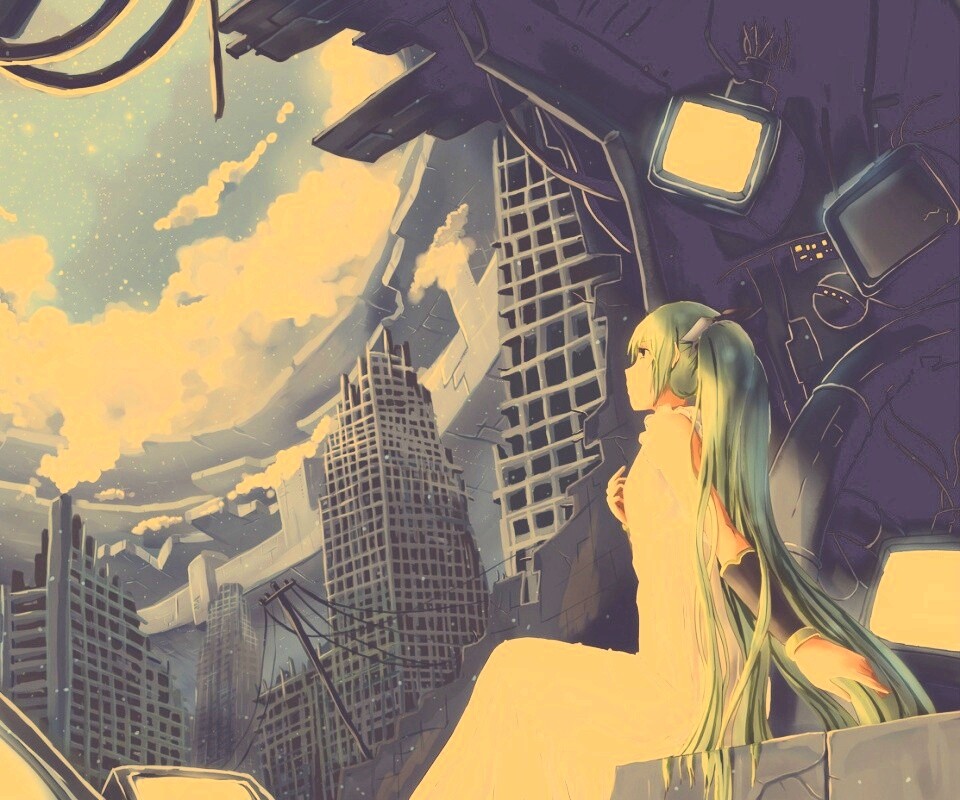 Вокалоид Hatsune Miku обои