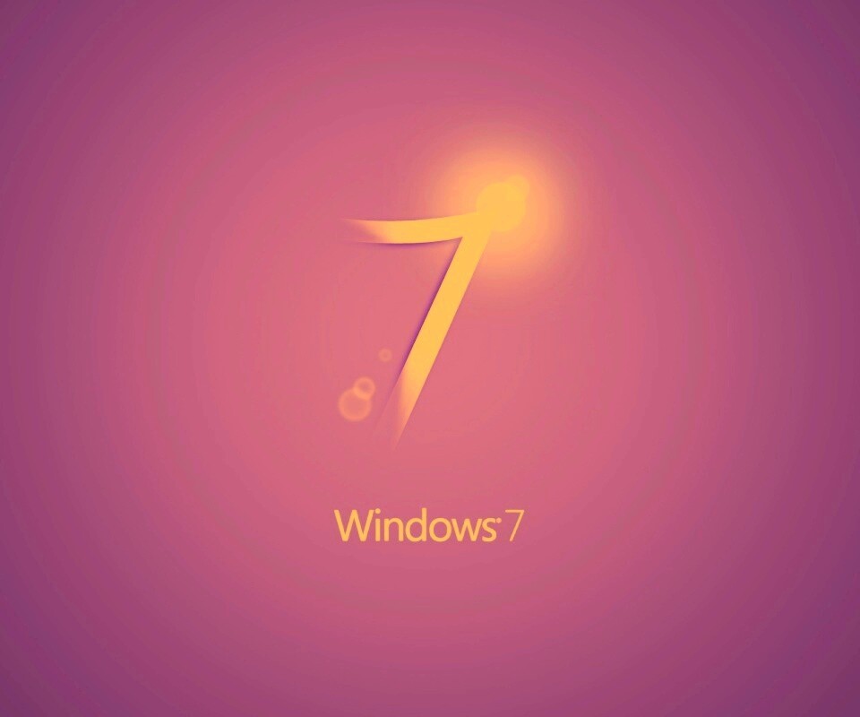 Сиреневый фон Windows 7 обои