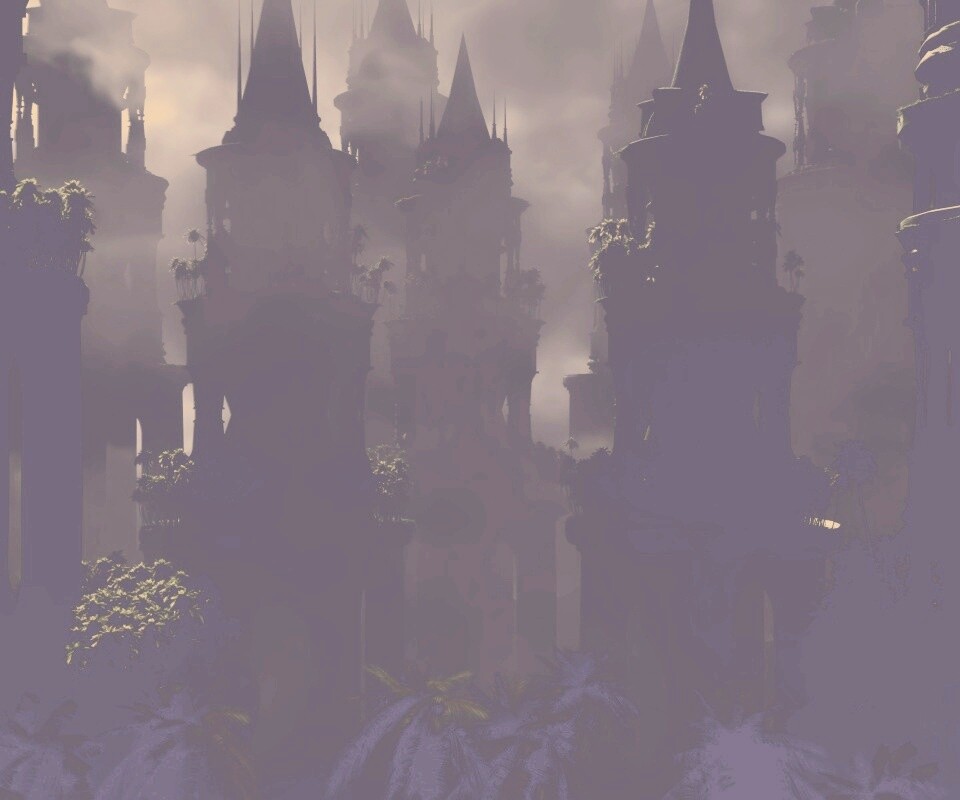 Заброшенные башни обои