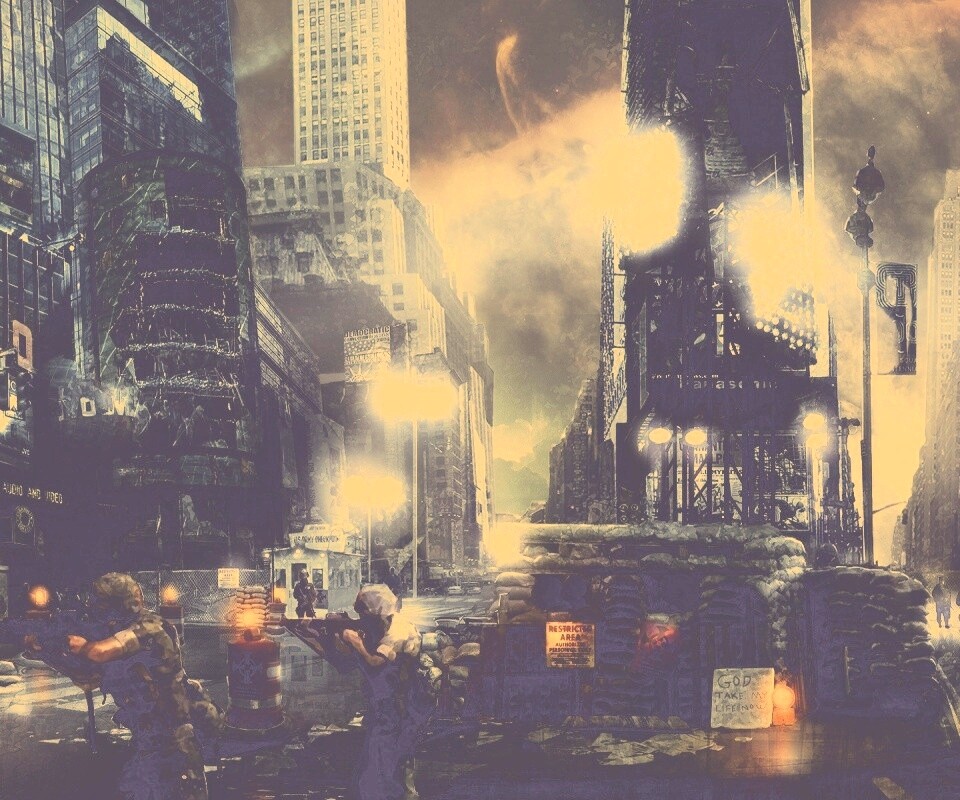 Укрепления на Таймс-сквер обои