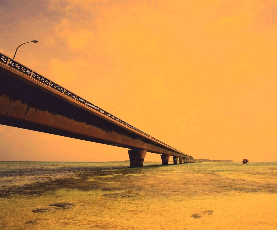 Мост до острова обои