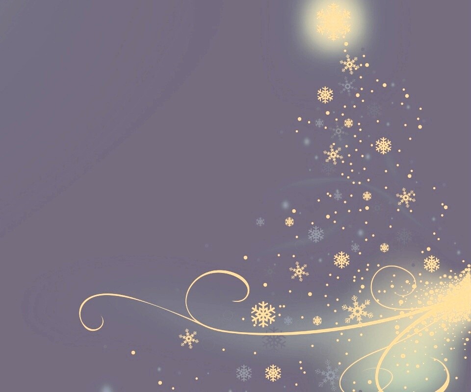 Волшебная елка обои