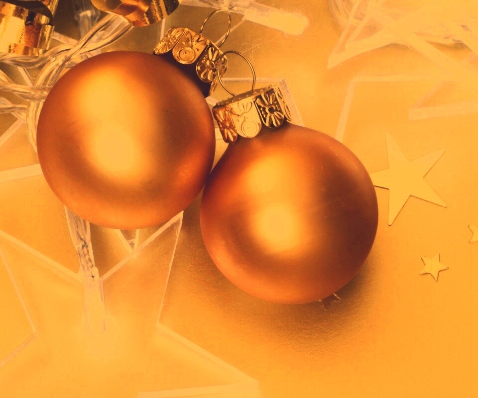 Елочные игрушки обои