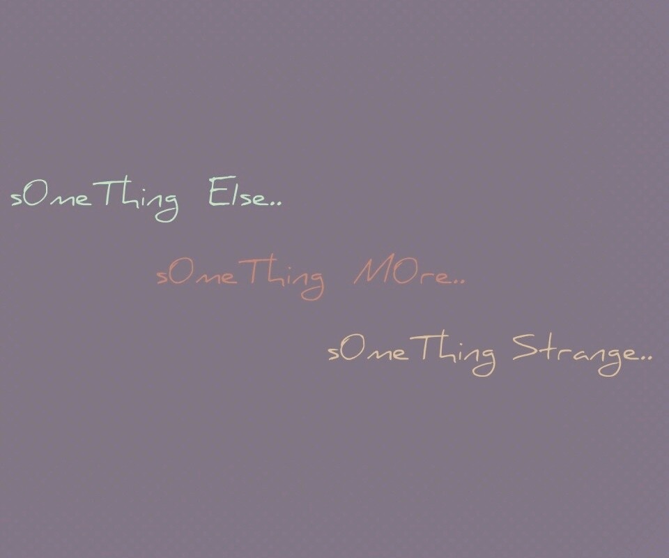 Some thing обои