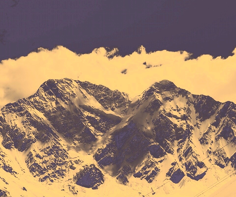 Снежные горы обои