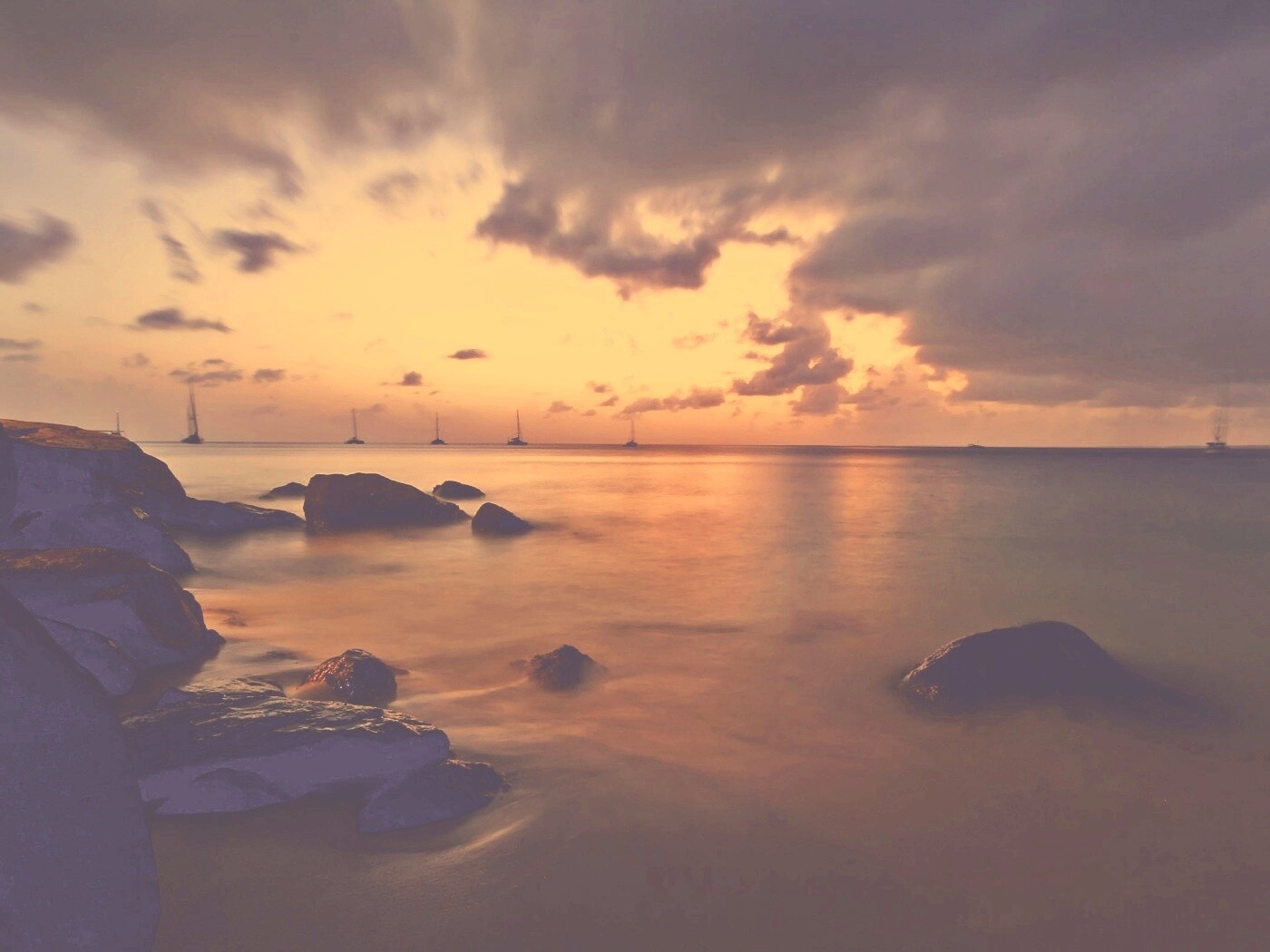 Кровавое море обои