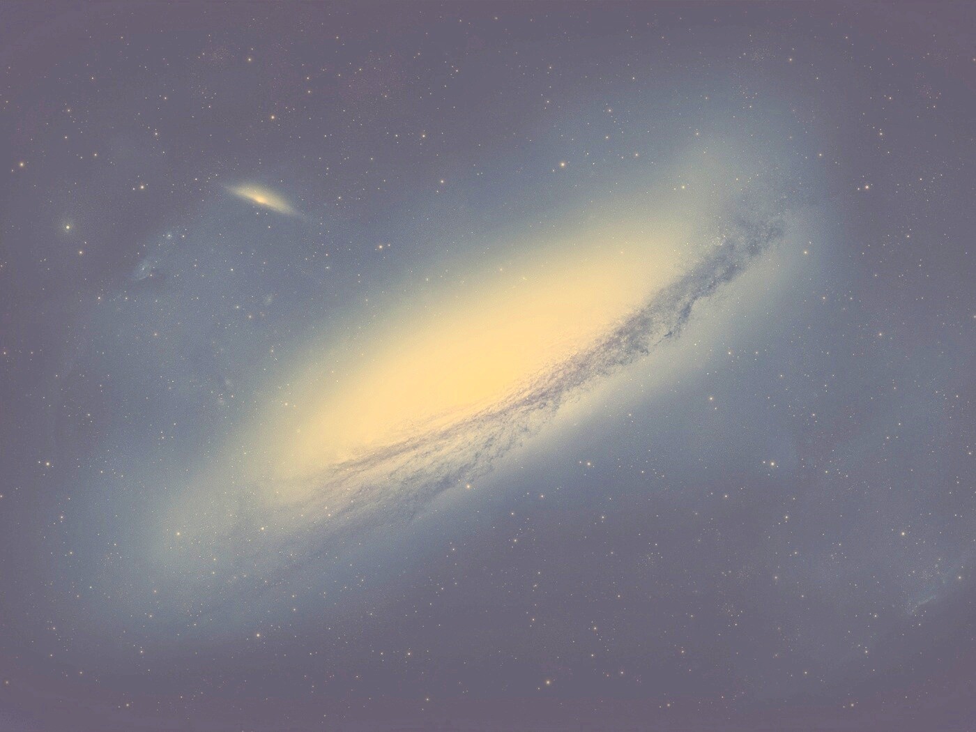 Вид на галактику обои