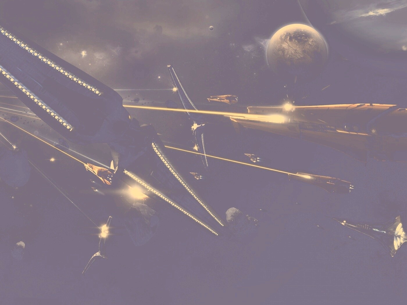 Космическая баталия обои