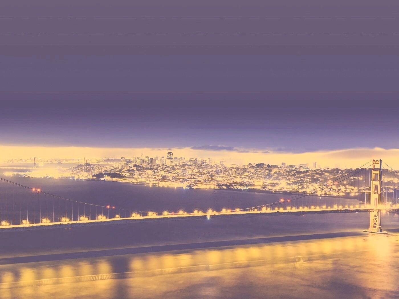 Ночной Нью-Йорк обои