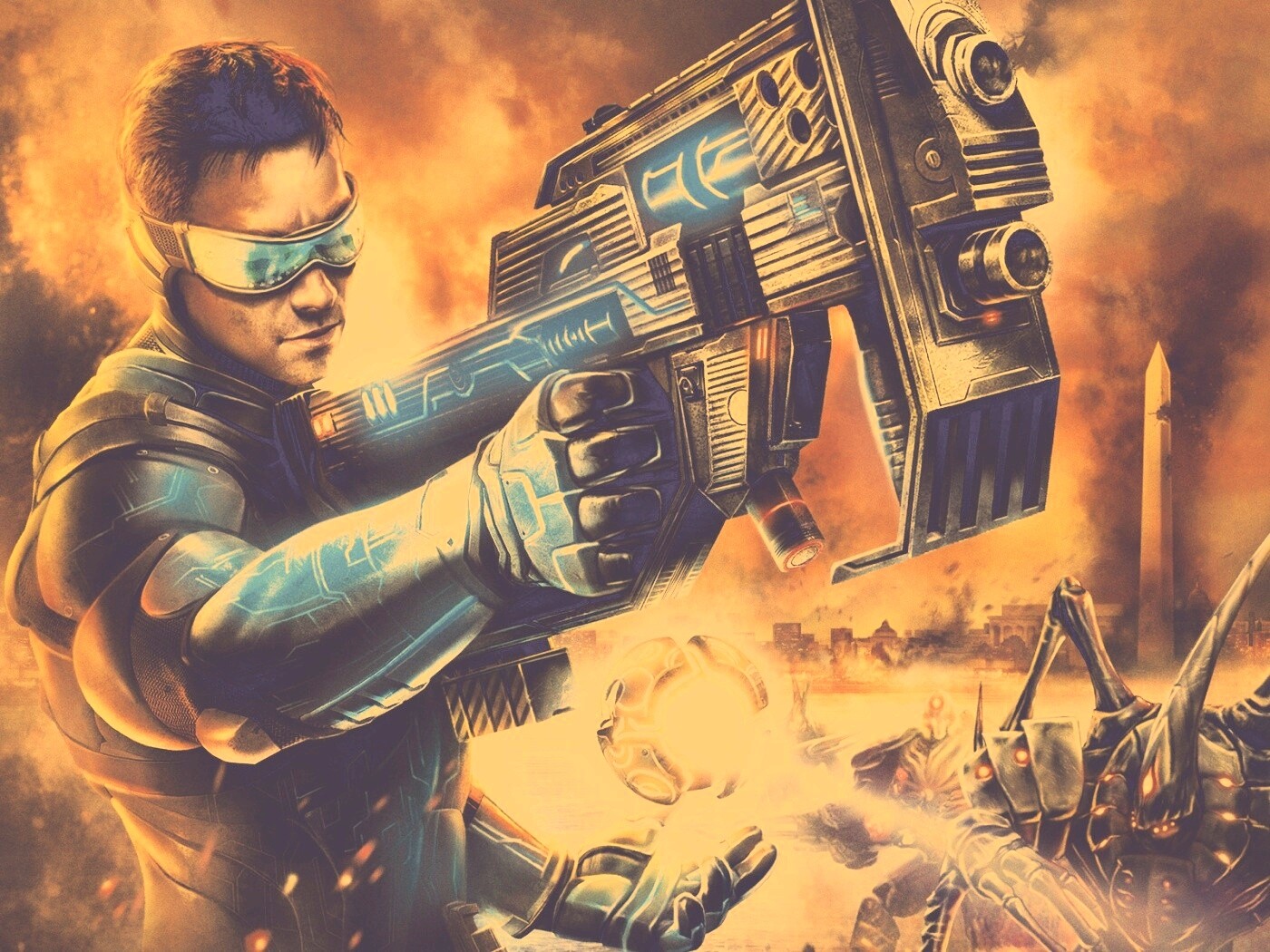 Битва с роботами обои