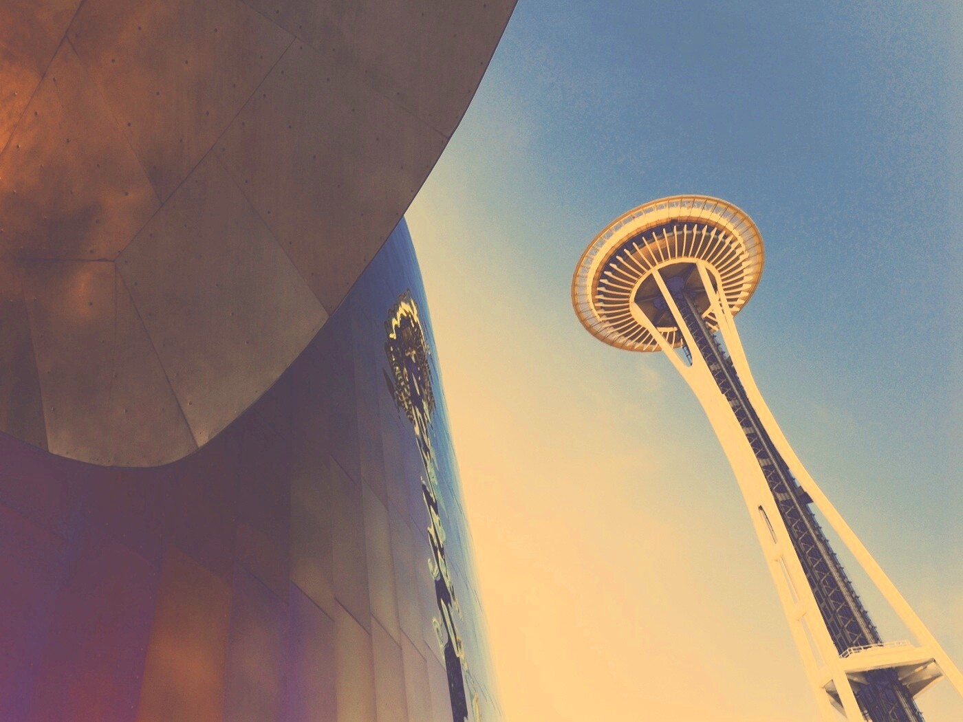 Space Needle Tower обои