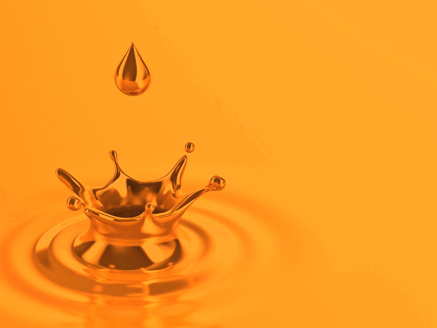 Золотая капля обои