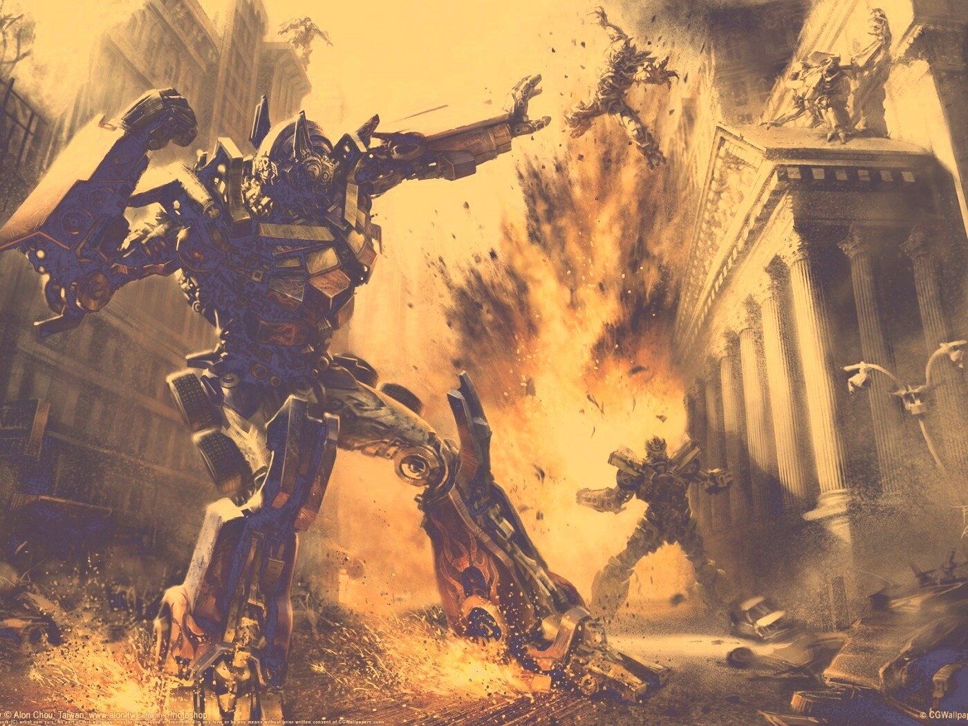 Автоботы против Десептиконов обои