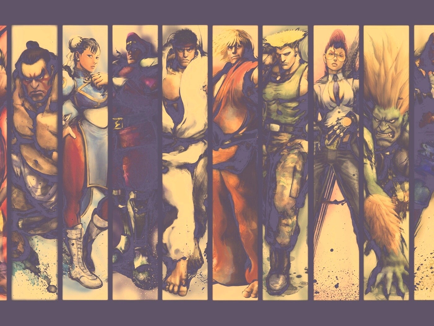 Герои игры Street FIghter обои