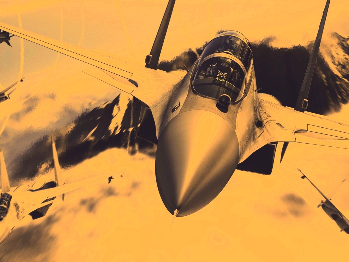 Истребители из игры Tom Clancy Haws 2 обои