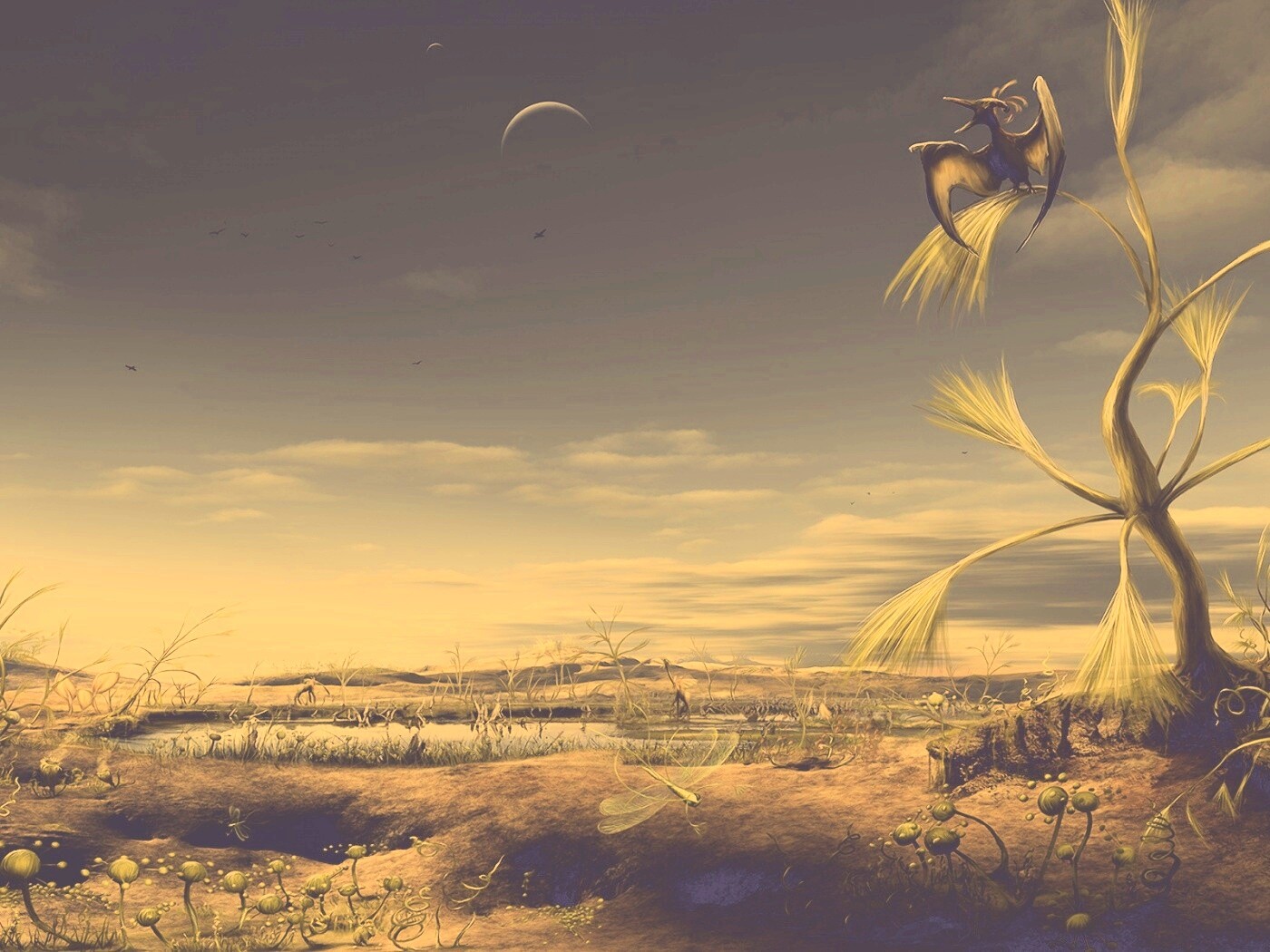 Флора и фауна другой планеты обои