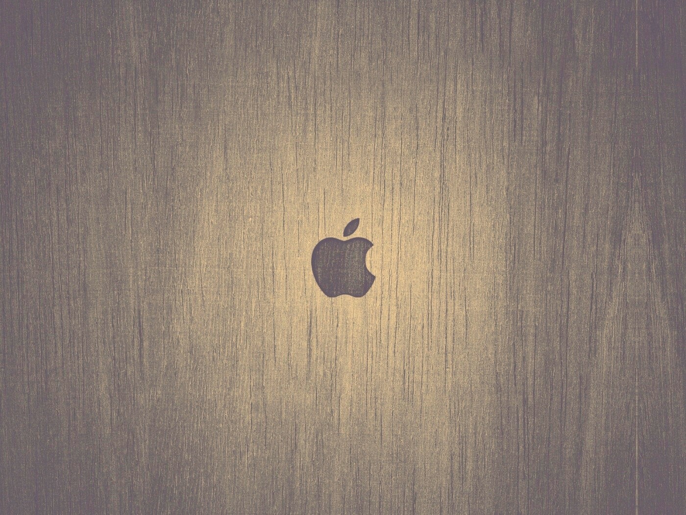 Логотип Apple на доске обои