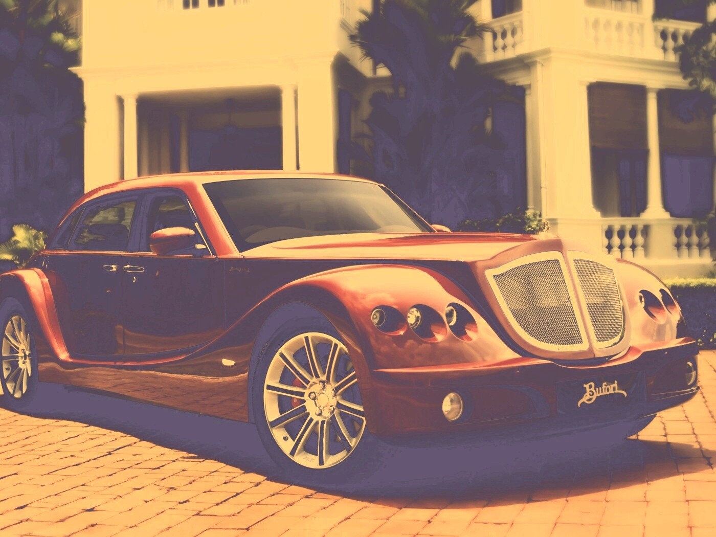 Красный Буфорд обои