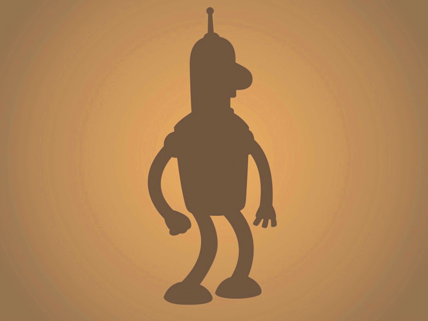 Силуэт Бендера обои