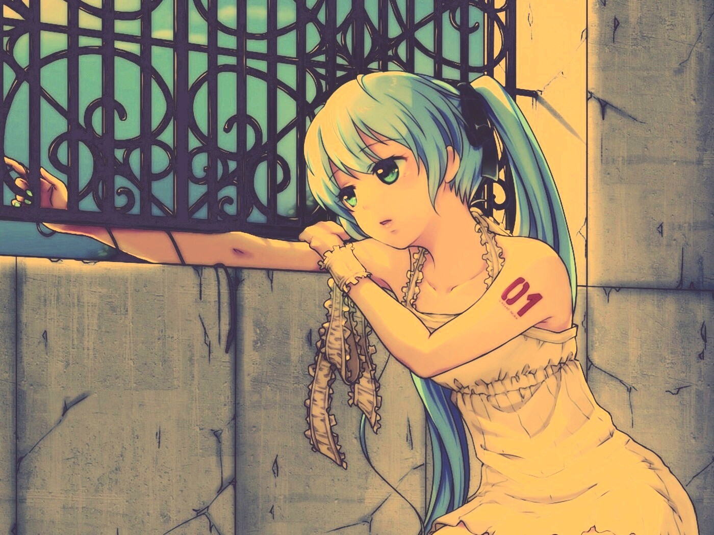 Девушка грустит обои