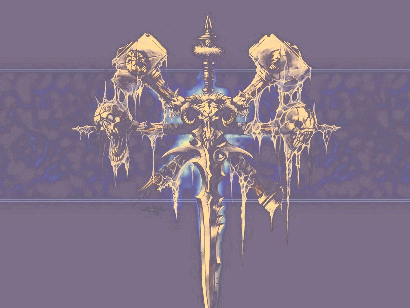 Логотип WarCraft Frothen Throne обои