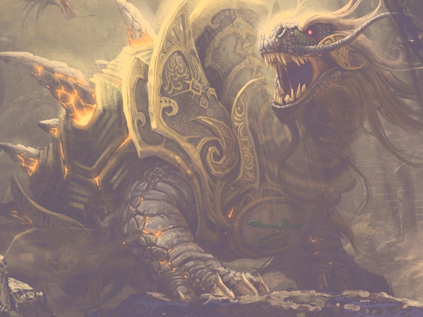 Драон-черепаха обои