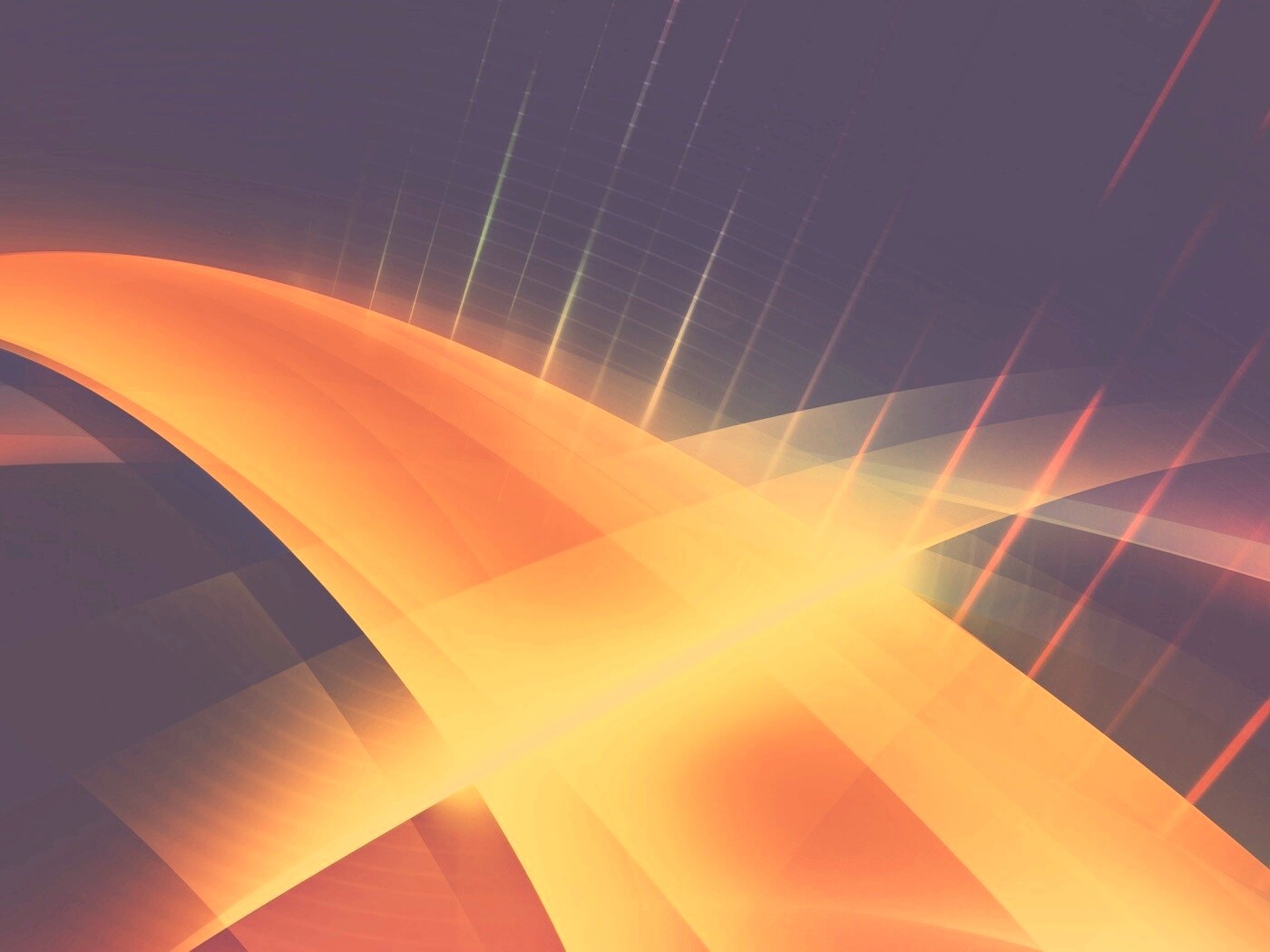 Пересекающиеся оранжевые полосы обои