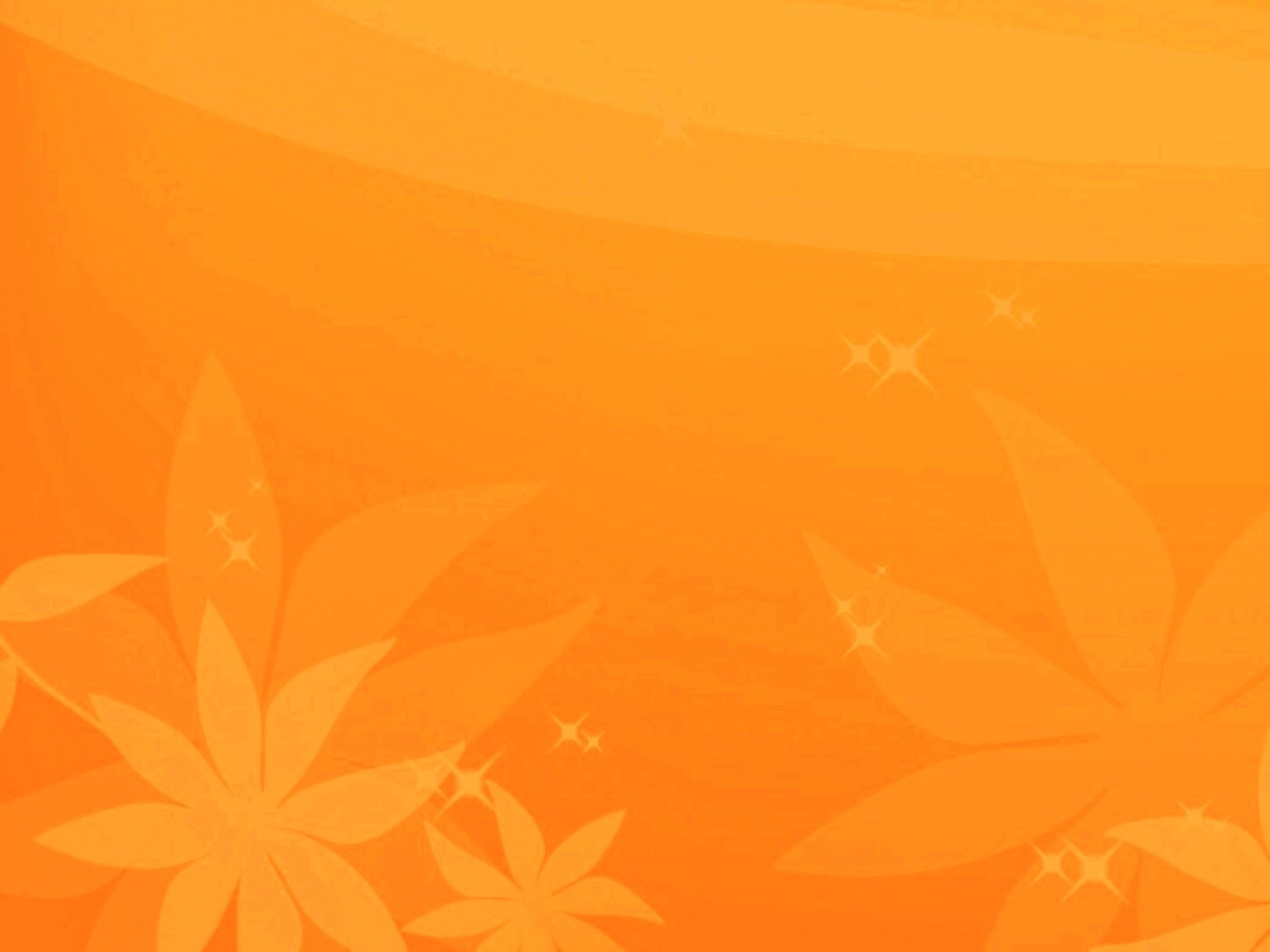 Оранжевый цветочный фон обои