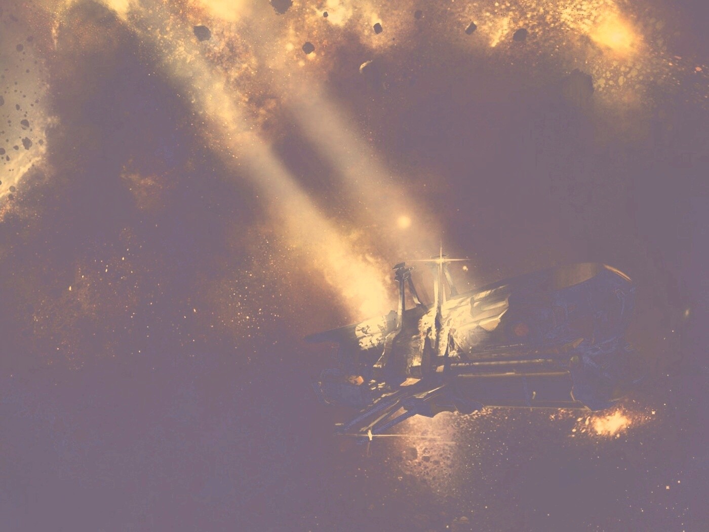 В космических глубинах обои