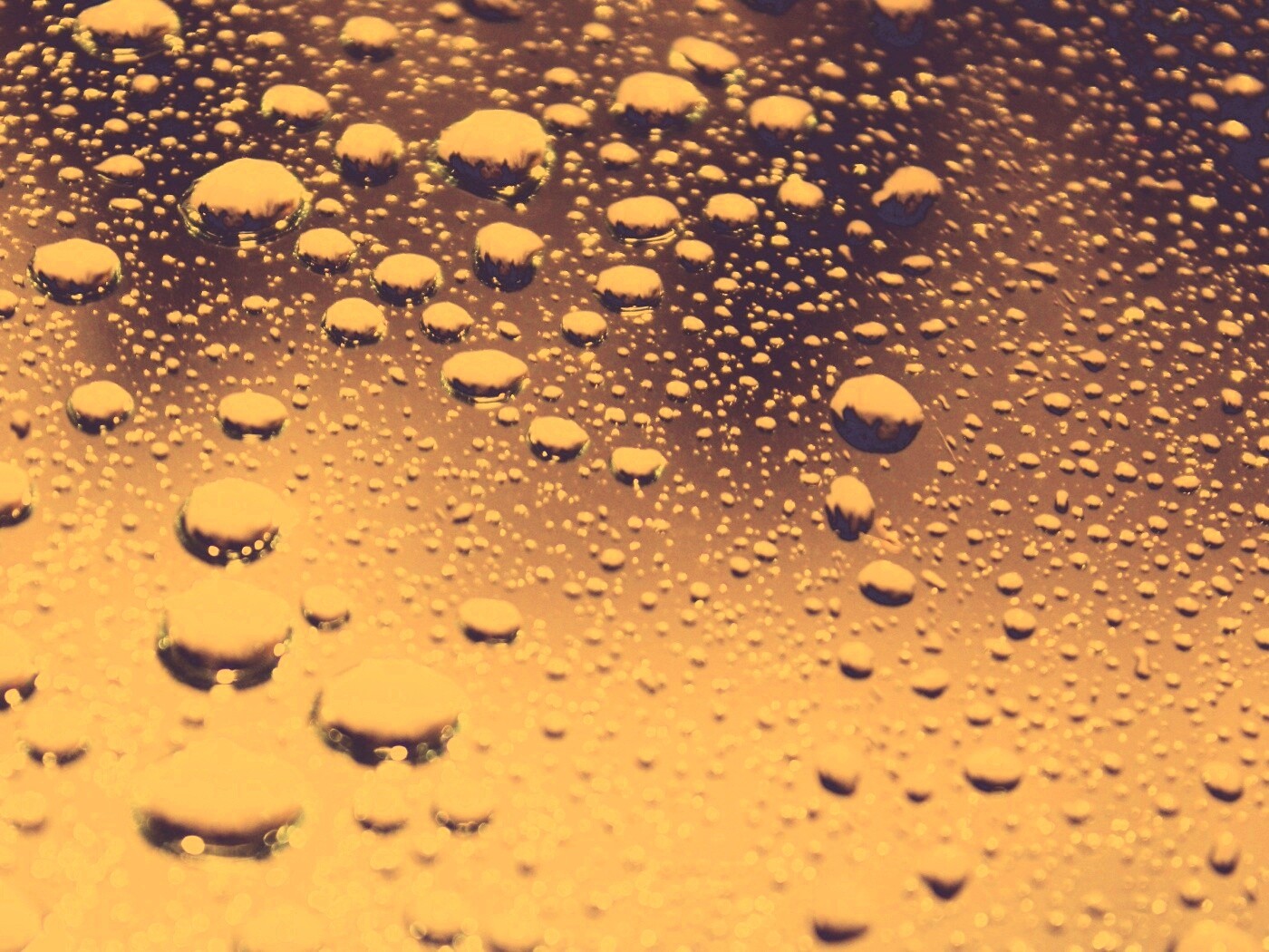 Капли воды на поверхности стекла обои