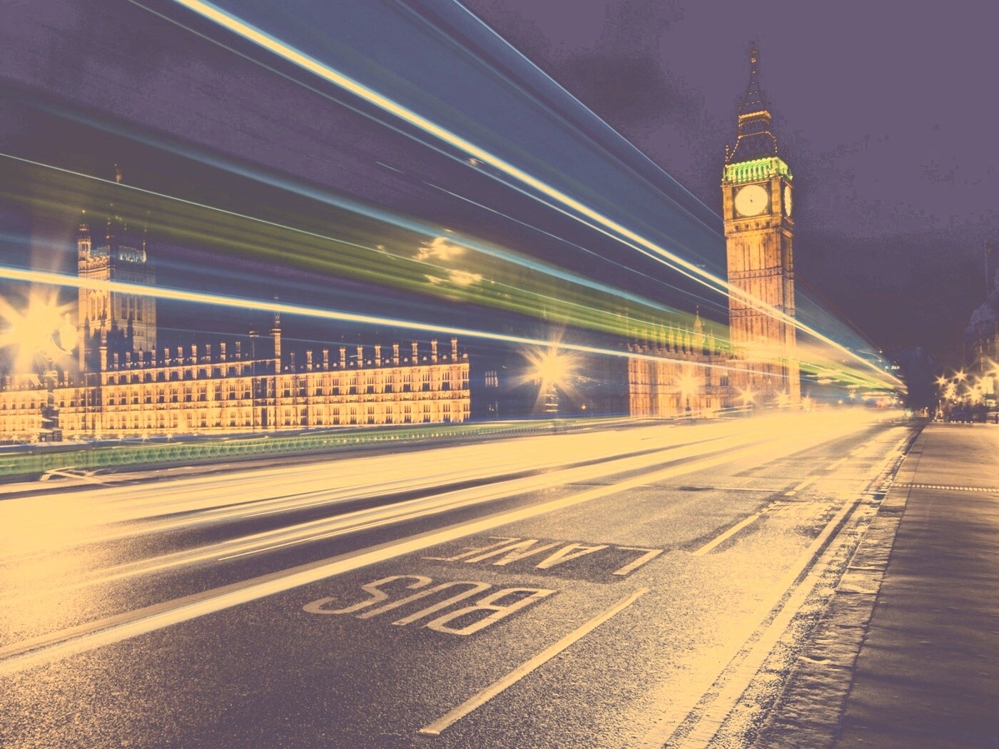 Ночной лондон обои